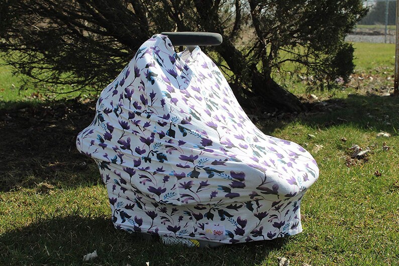 6 in 1 Car Seat Canopy Boy, Nursing Cover, Breastfeeding Cover Up, Cart