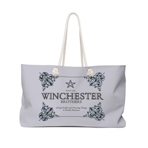 Supernatural CarryOn/Weekender Bag/Overnight Bag/Travel Bag/Duffel Bag