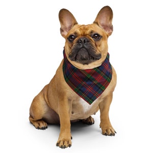 Scottish Tartan Bandana for Pets and Humans Scarf Scotland Gift Highland Clan Plaid Dog Collar Scot Stewart