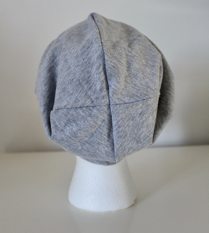 Men Woman Teen Kid Toddler Baby Girl Boy Unisex Reversible Rainbow Tie-Dye Print with Heathered Grey Slouchy Beanie Hat