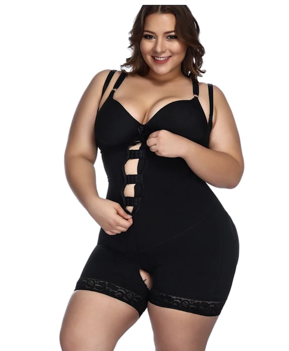 Open Bust Full Body Underwear Corset Shapewear for Plus Etsy New Zealand