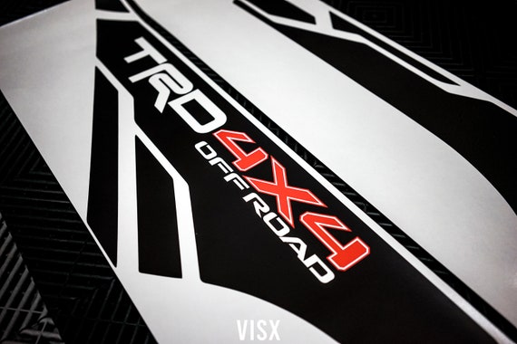 X2 TRD 4x4 Off-road Vinyl Decals for 2013-2019 Toyota Tacoma Bed
