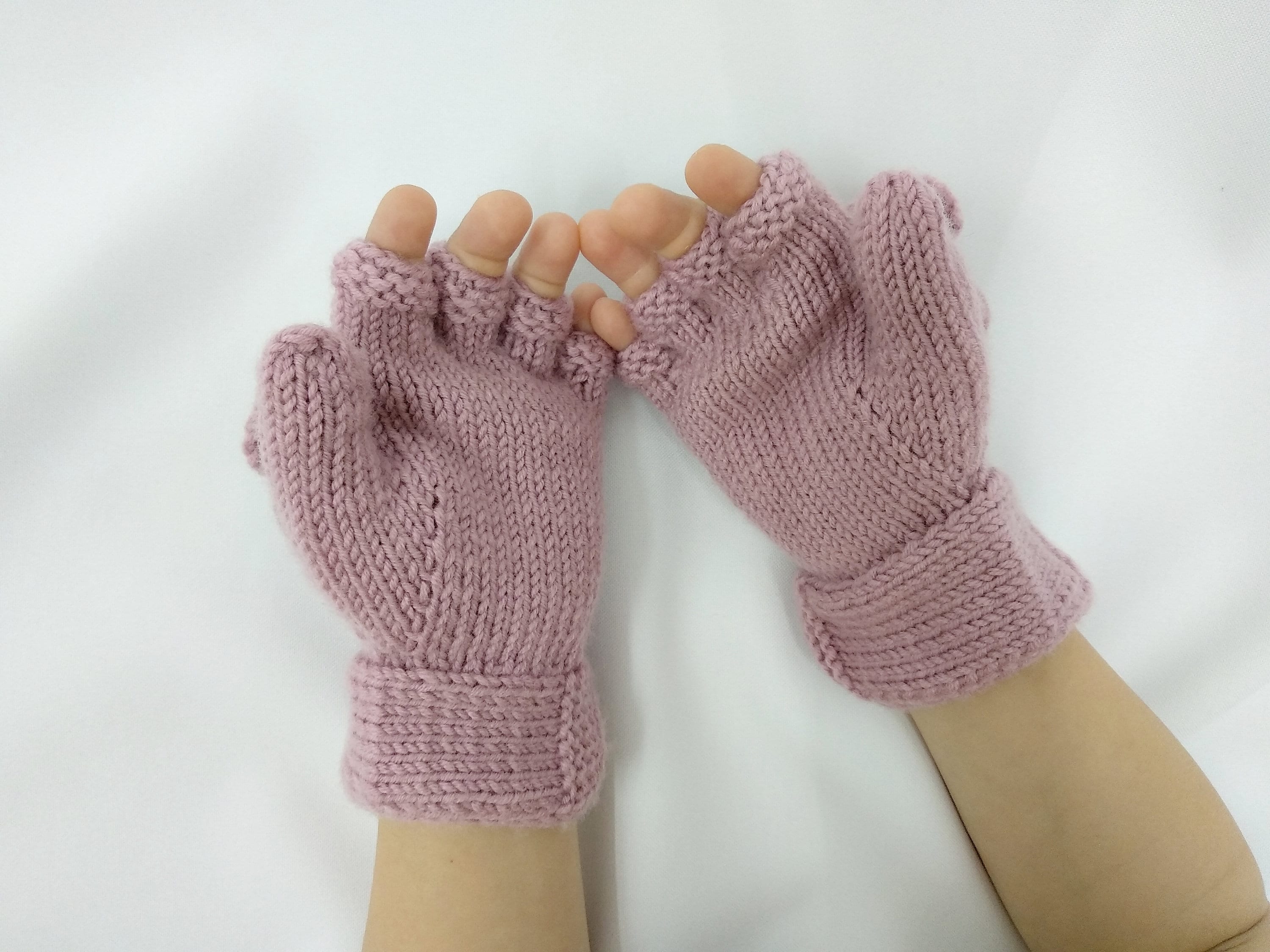 Gants D'hiver Enfants 3 Paires - Taille Unique 3-8 Ans - Polyester Doux, Extensible - Motif Panda Et Colorés - 8