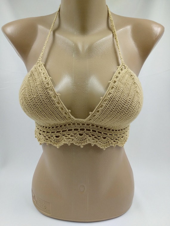 crochet bathing suit top