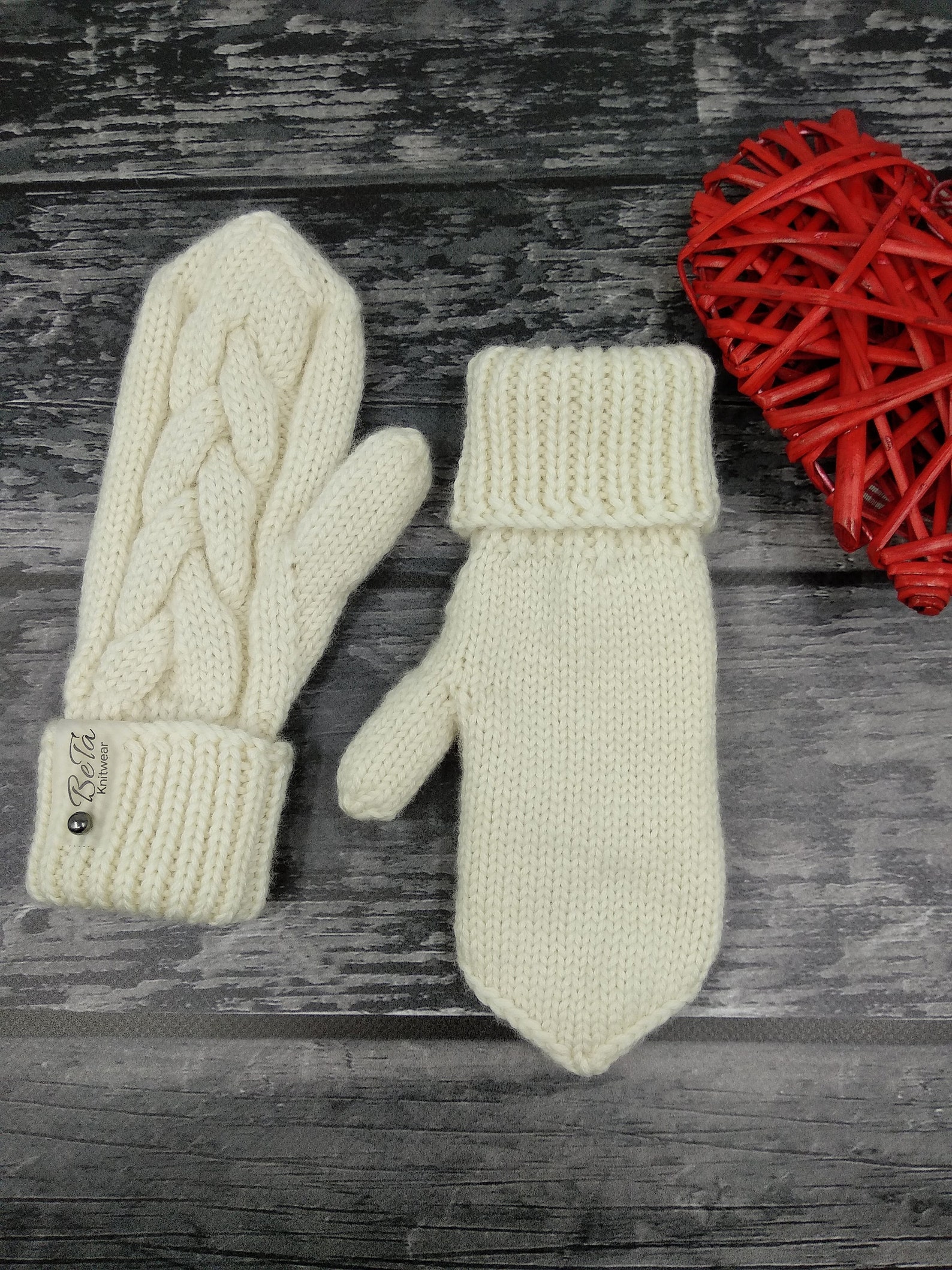 Merino Wool Kids Mittens Knitted Toddler Boys Mittens Gray Etsy