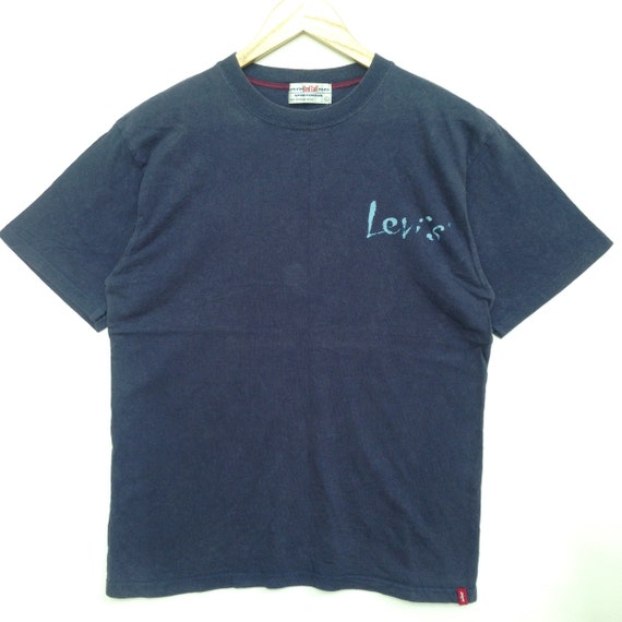 levis blue logo t shirt