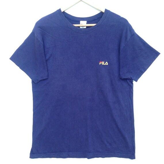 Rare!! Vintage Fila T-Shirt with FILA Small logo