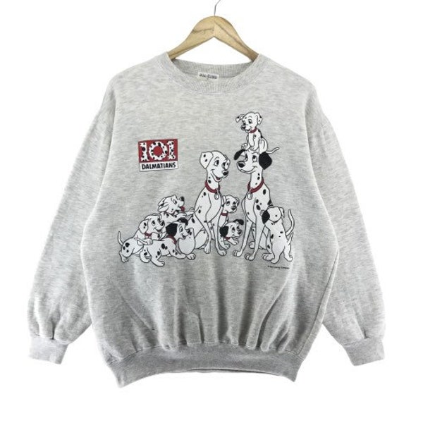 101 Dalmatians Pullover Sweatshirt Disney Cartoon Crewneck