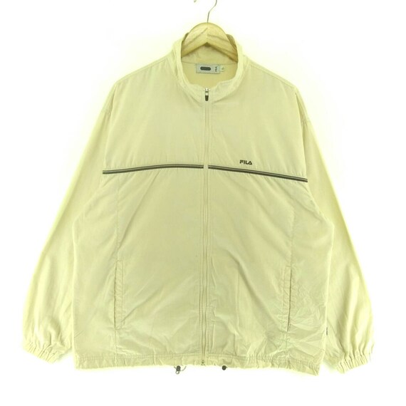 fila windbreaker yellow