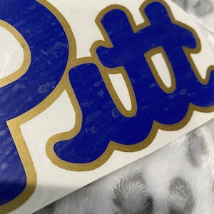 PITT Vinyl Decal