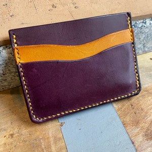 Cartera horizontal para tarjetas con 5 bolsillos