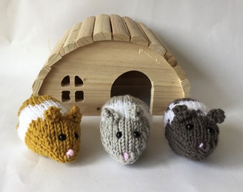 Knitting Pattern to make  hamster pdf download