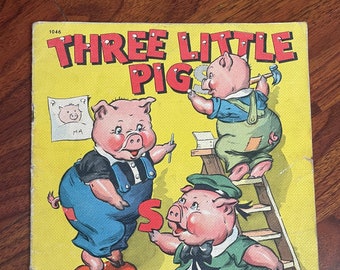 Libro de 1942 “Los tres cerditos”, Whitman Publishing