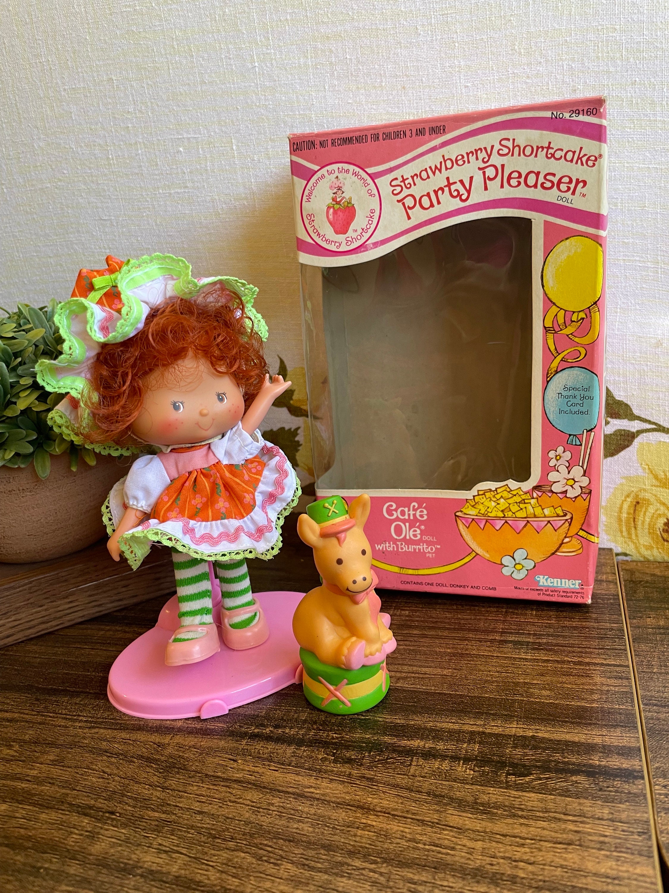 Cafe Ole Party Pleaser Doll With Box Vintage Kenner Strawberry Shortcake Friend Etsy UK