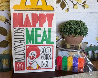 Vintage McDonald’s Happy Meal - 1990 - Good Morning Meal with Sealed Comb