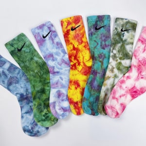 etsy nike tie dye socks