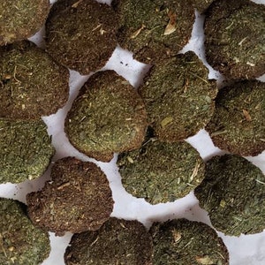 Nettle Cookies - 100% Natural - Alfalfa Banana Nettle - Guinea Pig Bunny Rabbit Small Pet -  Healthy Homemade Baked Cookies Treats