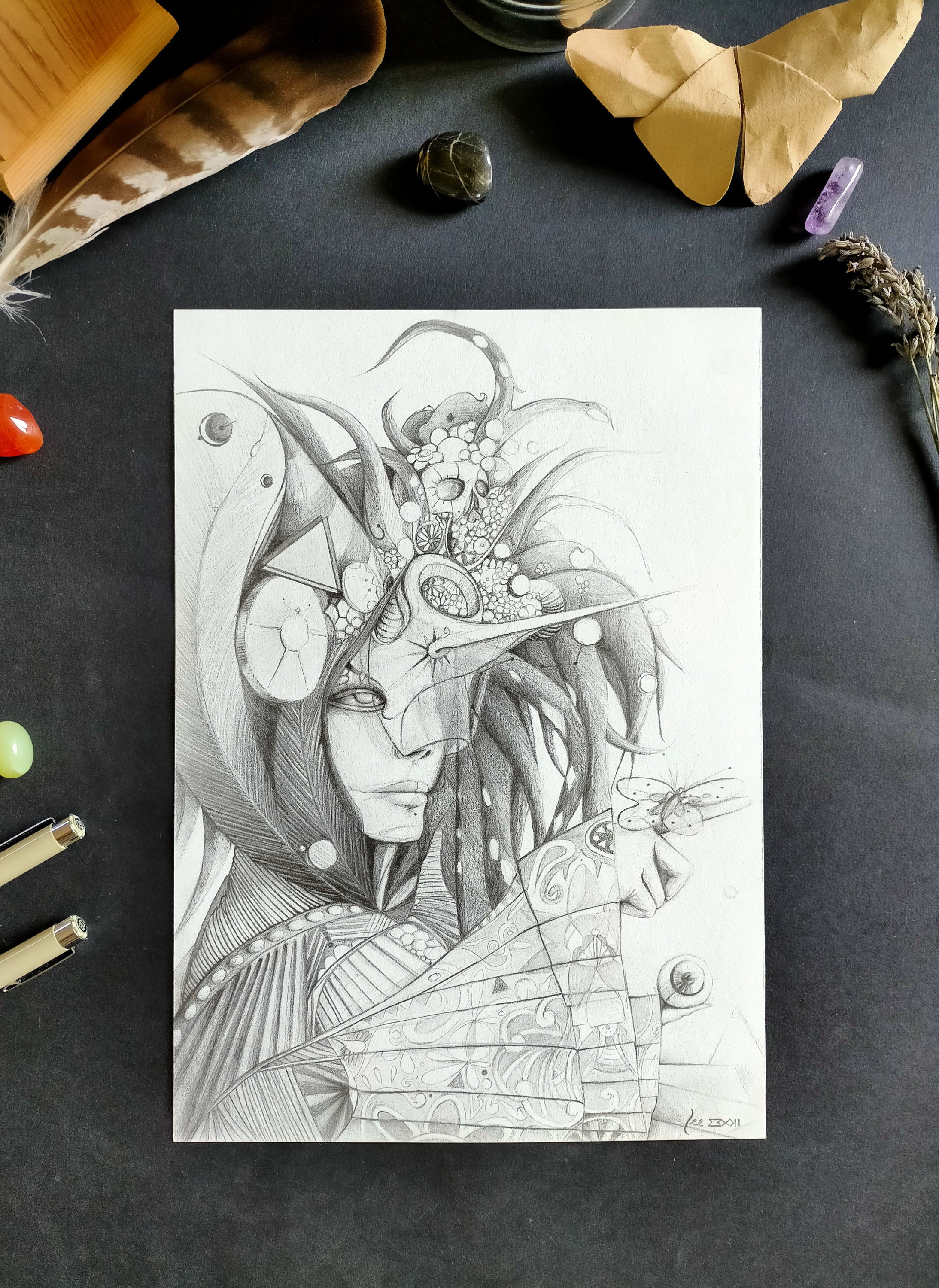 Original Drawing Illustration