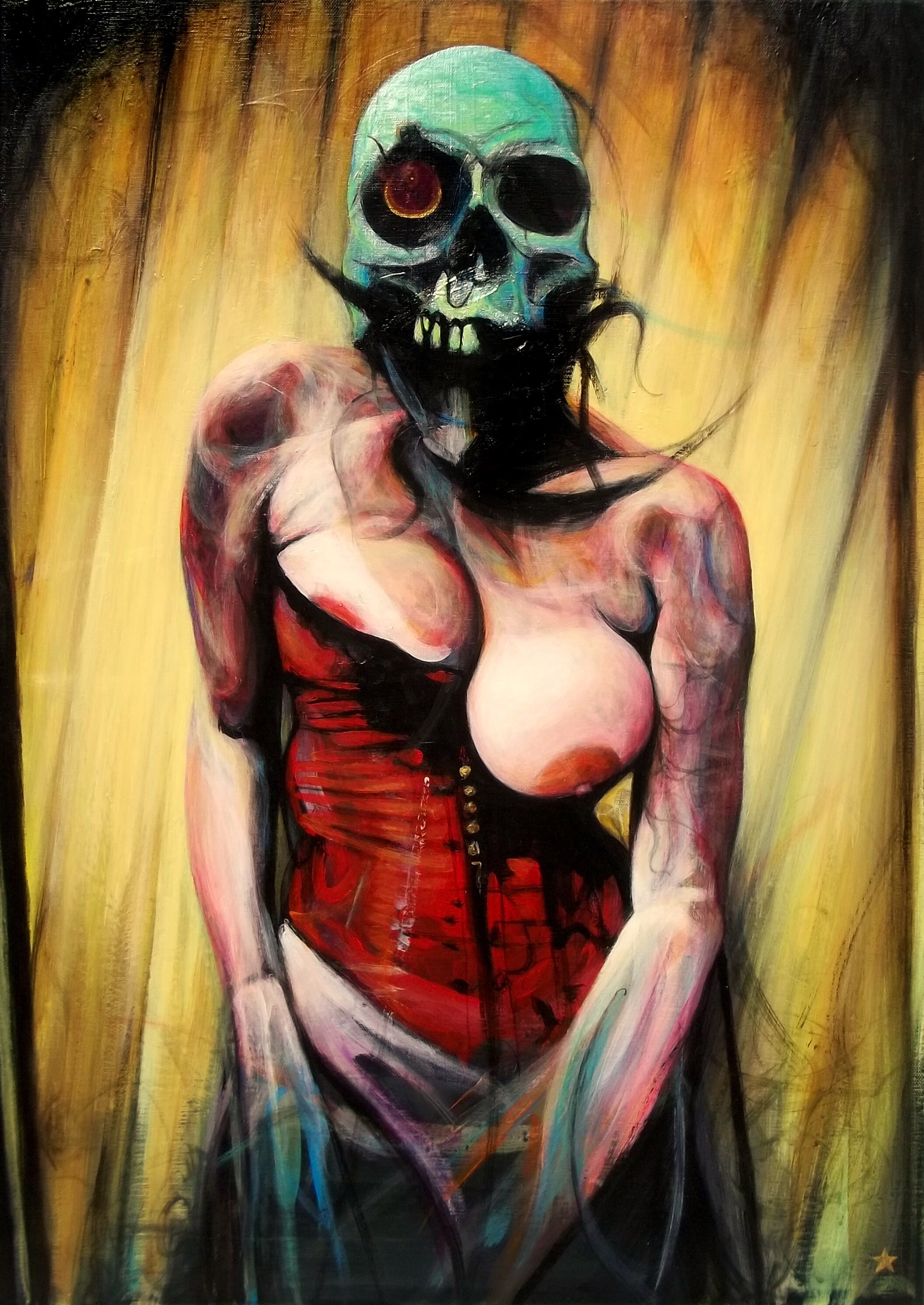 Contemporary Painting Acrylic On Canvas