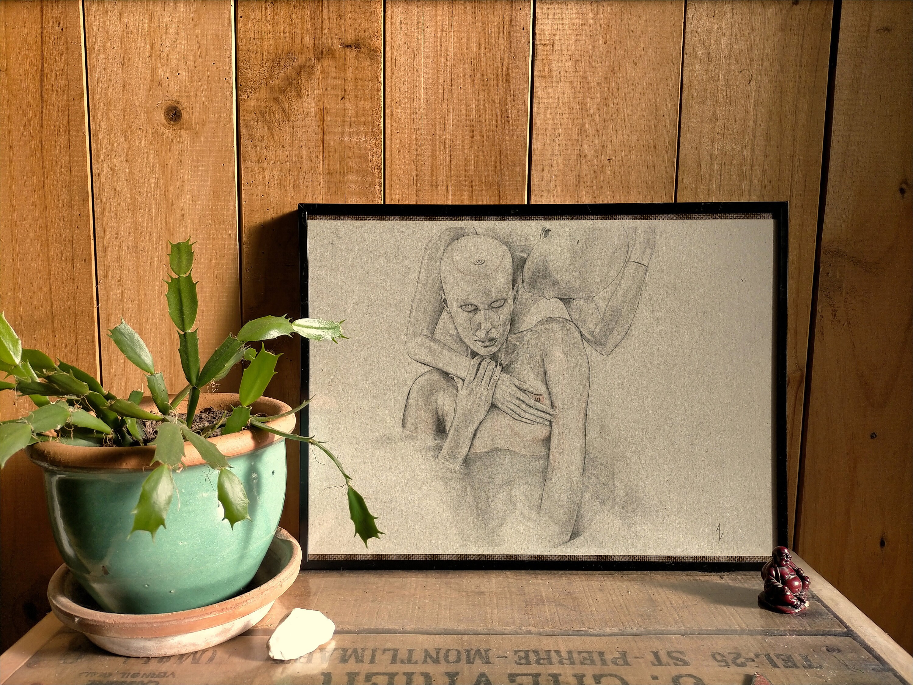 Illustration Unique Graphite Cyber Lover