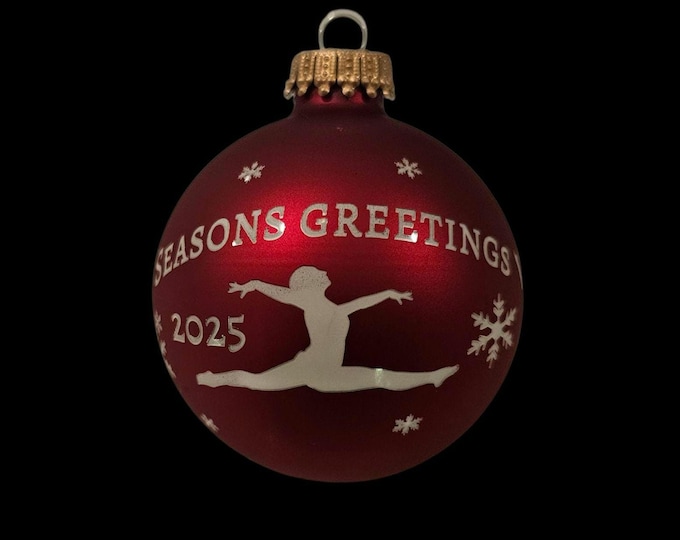 Laser Engraved: Custom Christmas Bulb