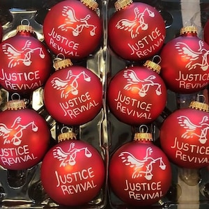 Employer/Business Customized Christmas Bulbs - Name, Character, Special Font - Custom Ornaments - Various Colors