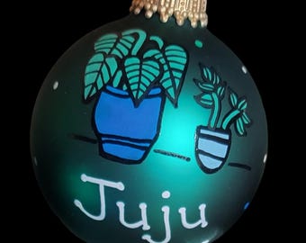 Customized Christmas Bulbs - Name, Character - Custom Ornaments - Plant, Planting, Gardening, Homemaker, Mom, Grandma, Family
