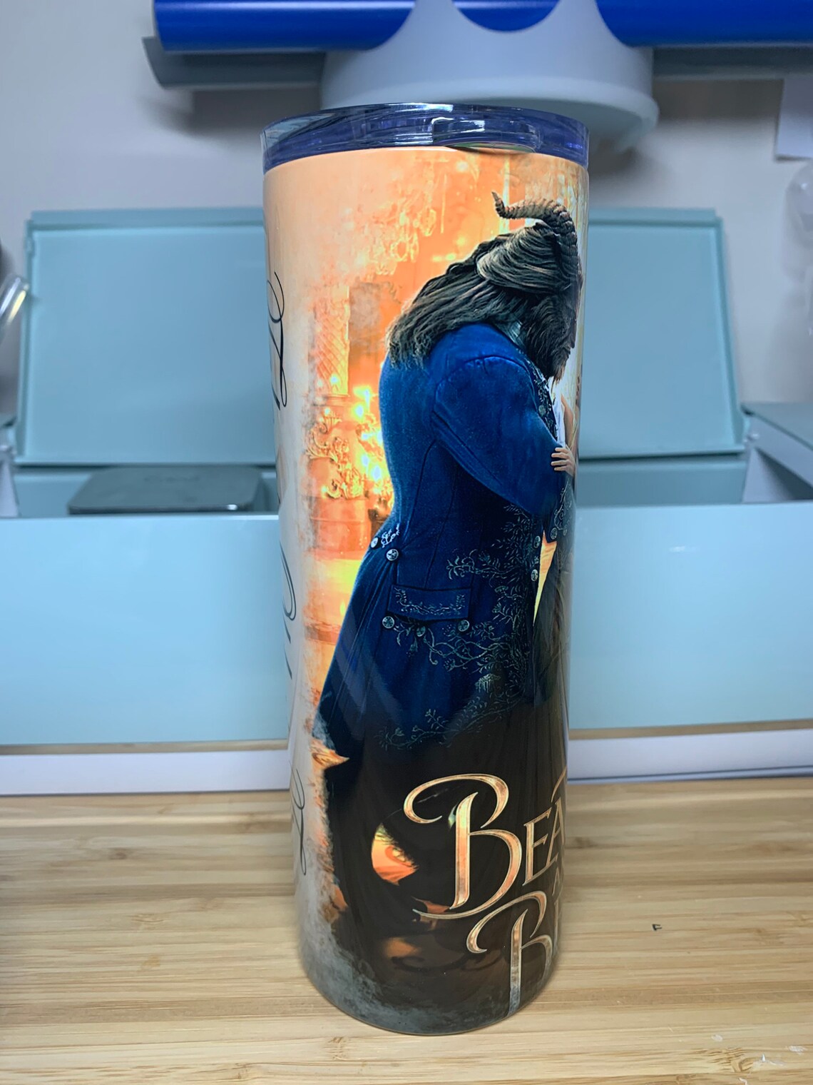 Beauty and the Beast Tumbler Etsy
