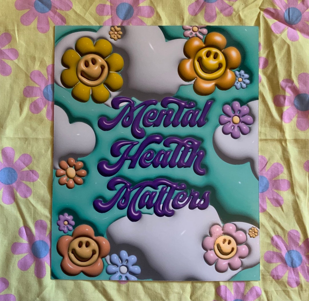 Mental Health Matters 3D Illustration Mental Health Art Mental Health Poster Mental Health