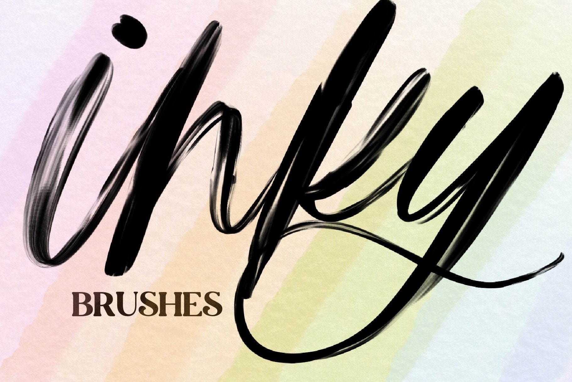 Lettrage Procreate Brush Set - Procreate Lettering Brushes - Procreate ...