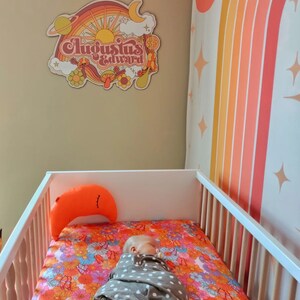 70s Rainbow Wall Tapestry | 70s Boho Nursery Decor | 70s Space Decor ...