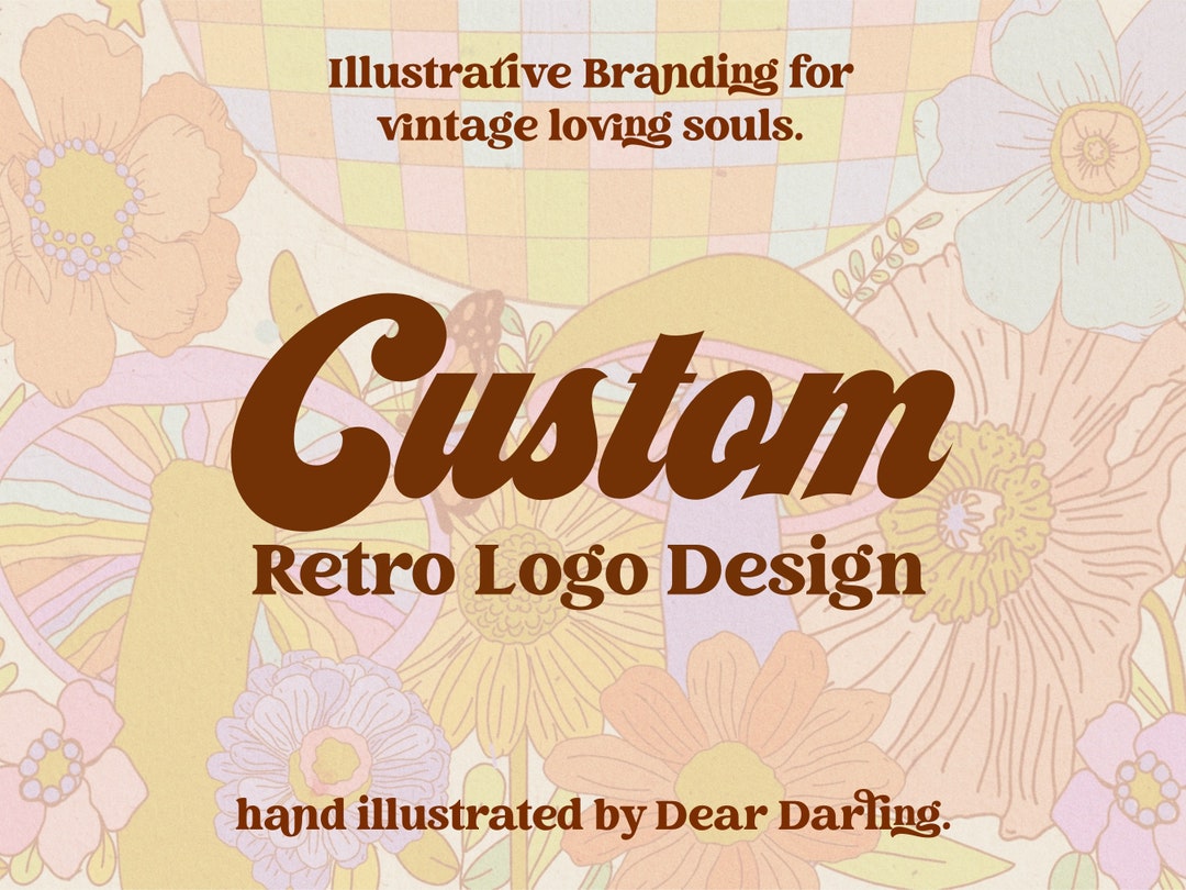 CUSTOM Retro Logo Design - Based off of the Decade of Your Choice | 70s ...