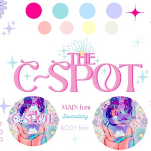 CUSTOM branding & canva templates | custom logo | custom retro logo | custom 70s logo | 70s canva templates | canva Instagram templates