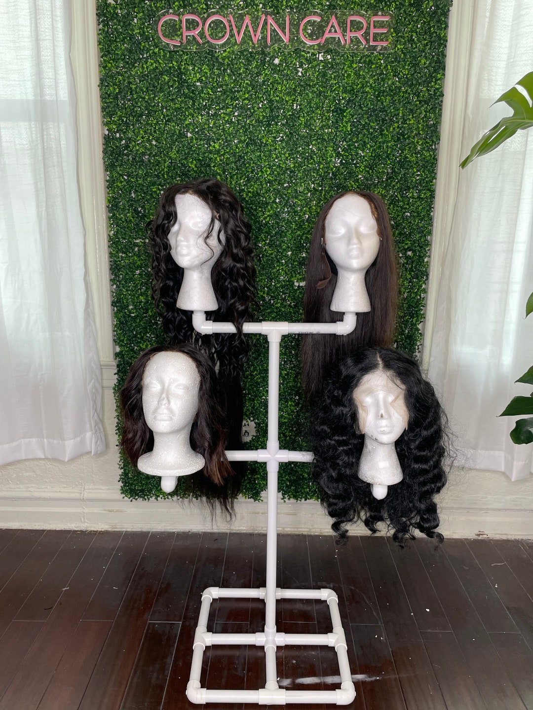 WOMANS 6 PCS WIG STAND BUNDLE? Set of 6 *NEW* Amazon.com: FDBJulyy Wig Stand 6 Pack Stand Wig head ,6 PCS  main image 3