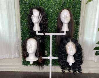  Lhysn Wig Stands For Multiple Wigs Holder Display Rack