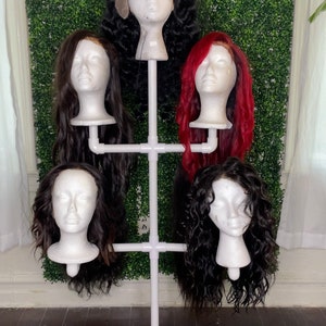 7 Head Wig Stand