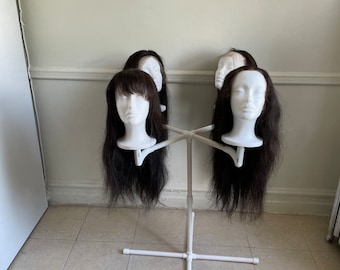  Lhysn Wig Stands For Multiple Wigs Holder Display Rack