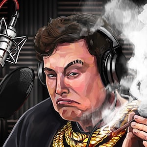 In viaggio per abbandonare l&#39;album più caldo - Elon Kush / Musk Portrait