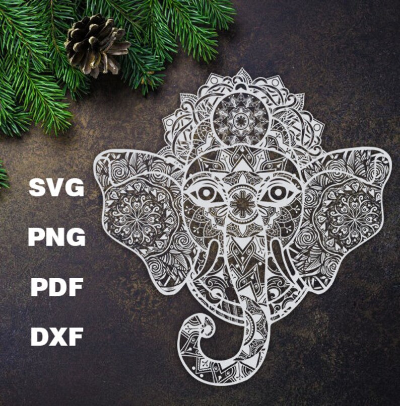 Download Elephant Svg Mandala Elephant Zentangle Elephant Svg Elephant Decor Elephant Clipart Monogram Svg Png White Elephant Svg Files For Cricut Jewelry Beauty Craft Supplies Tools