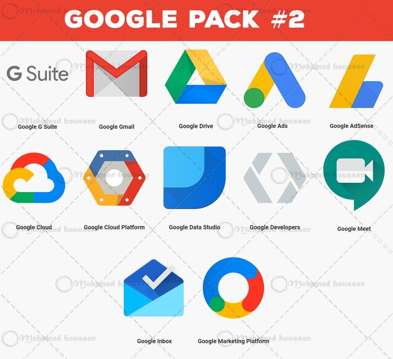 Google SVG Google icon pack logo vector Google company 12 ...