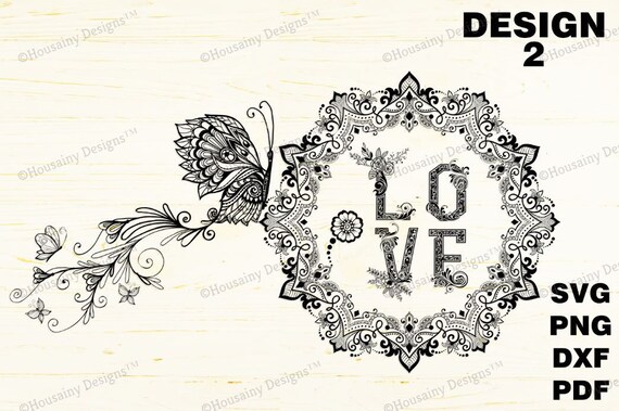Download Get Love Svg Mandala Dxf
