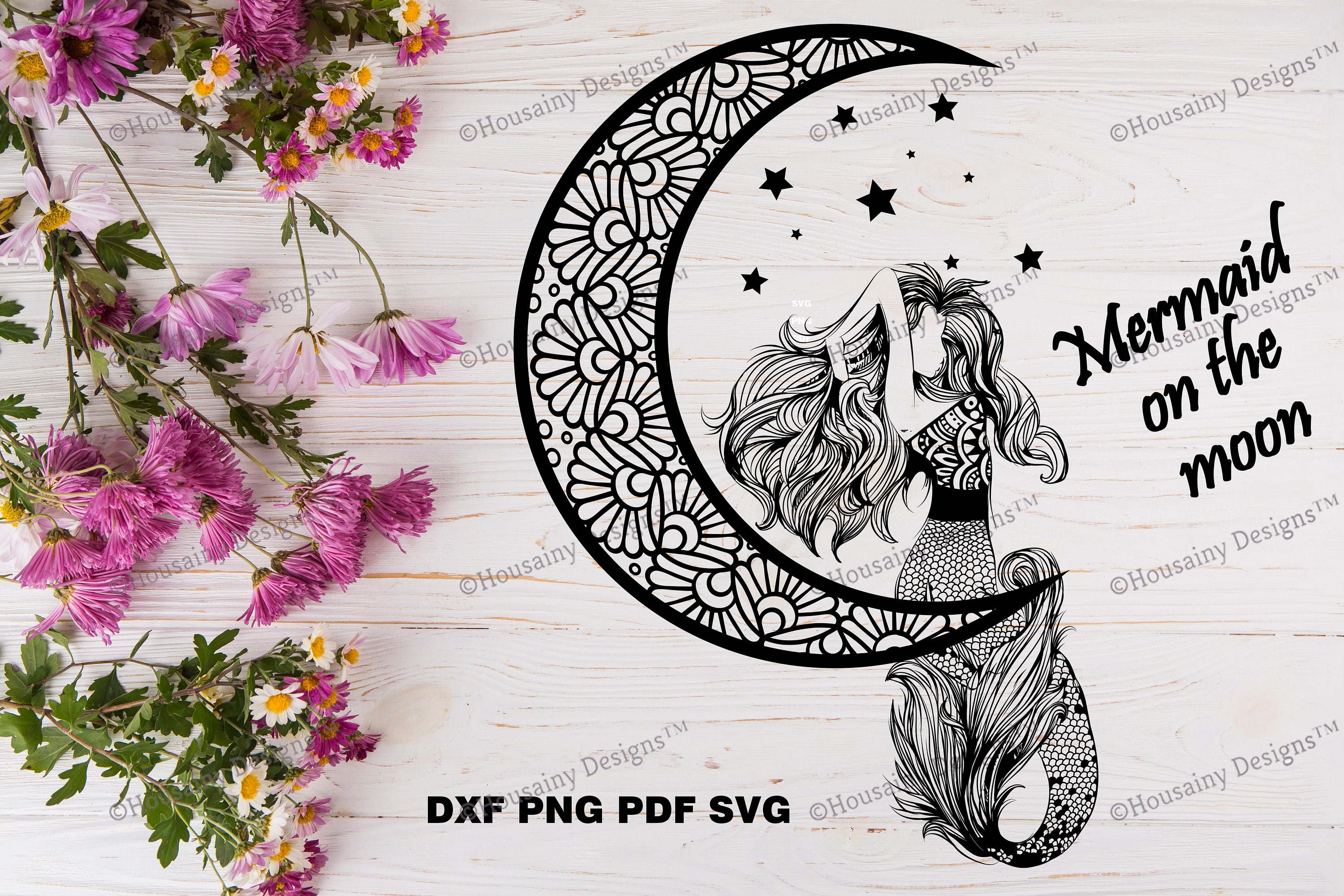 Mermaid Svg Cut File Mermaid Tail Svg Mermaid Tail Clipart Etsy