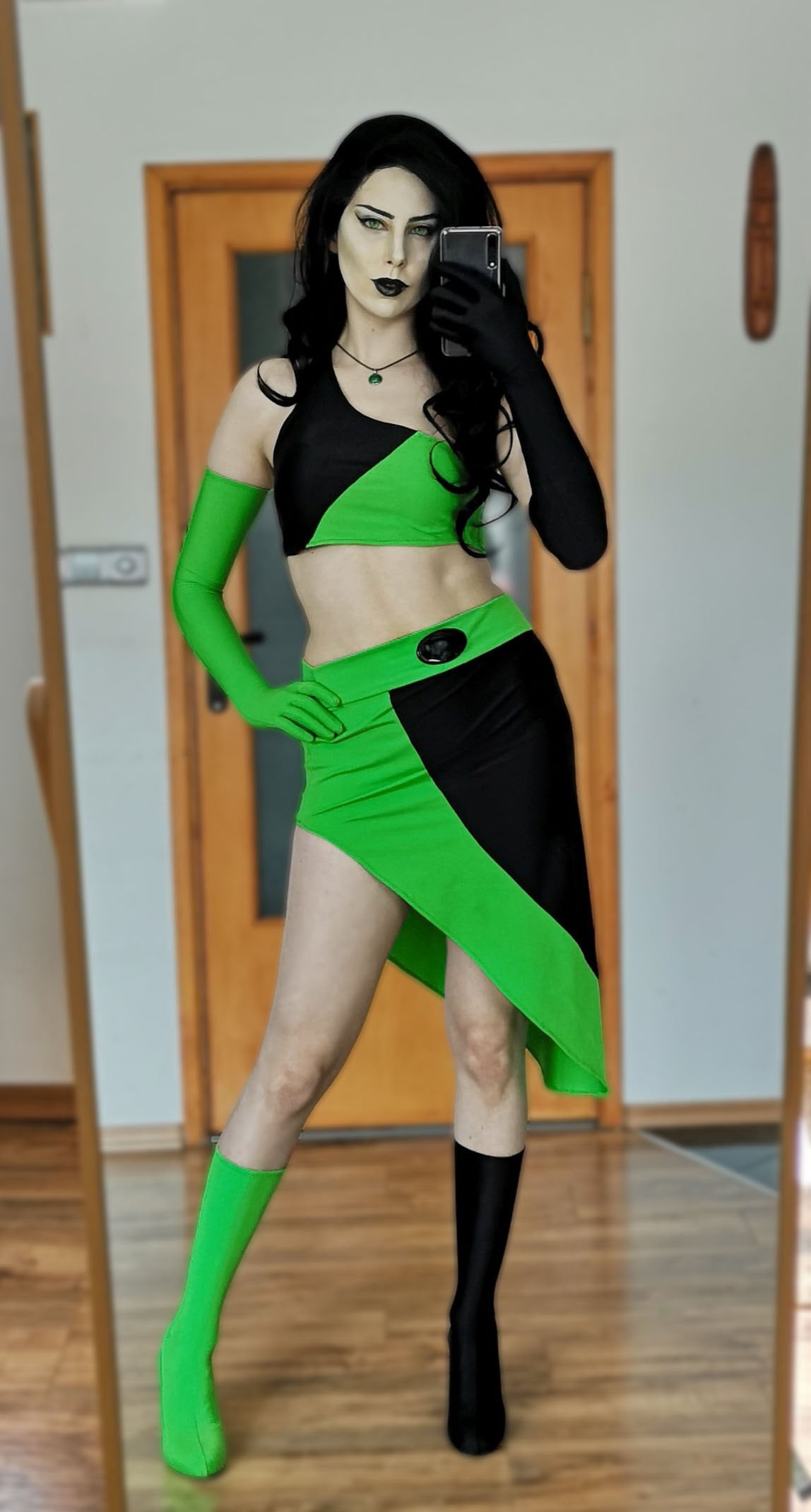 Kim Possible Shego Cosplay Outfit - Etsy
