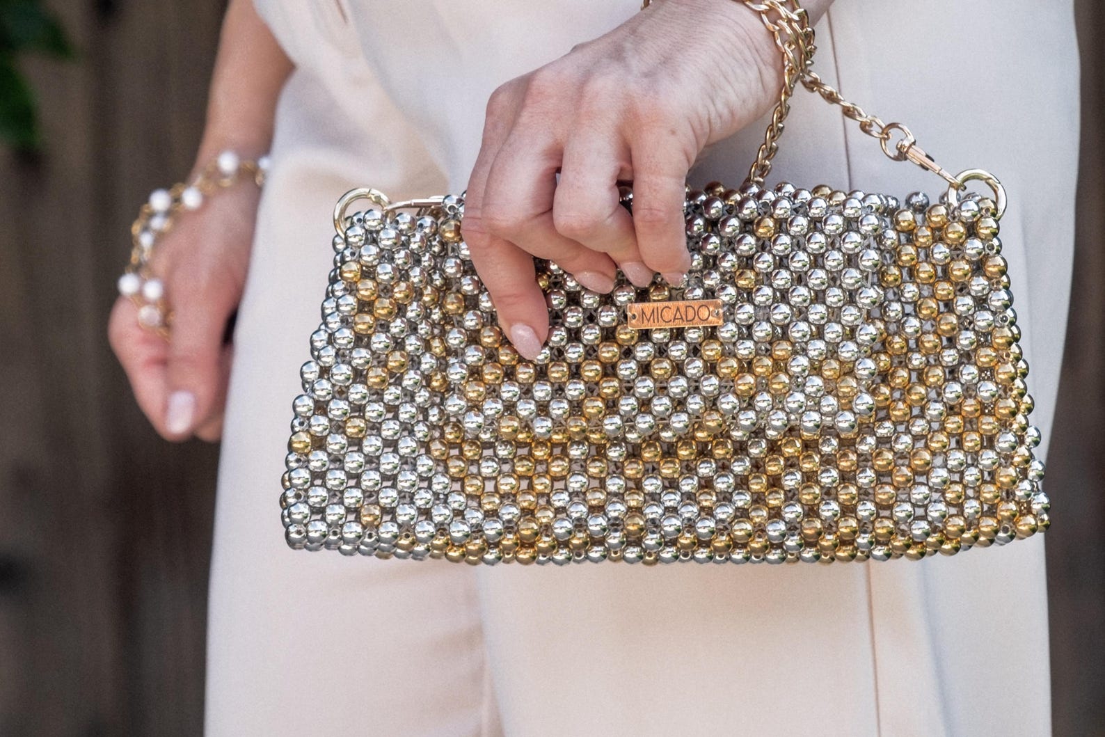 Handmade Silver & Gold Purse