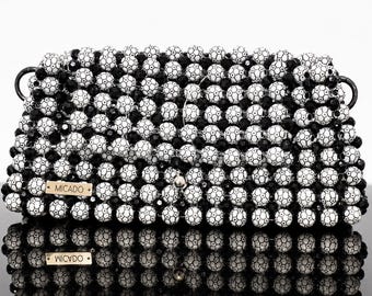 Micado Soccer – Luxury Beaded Soccer Clutch, One-of-a-Kind Collectible Purse. World Cup 2026 gift