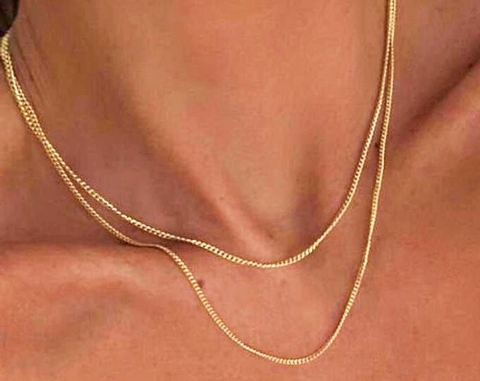 14K Gold Filled Chains - ORO ARGENTO