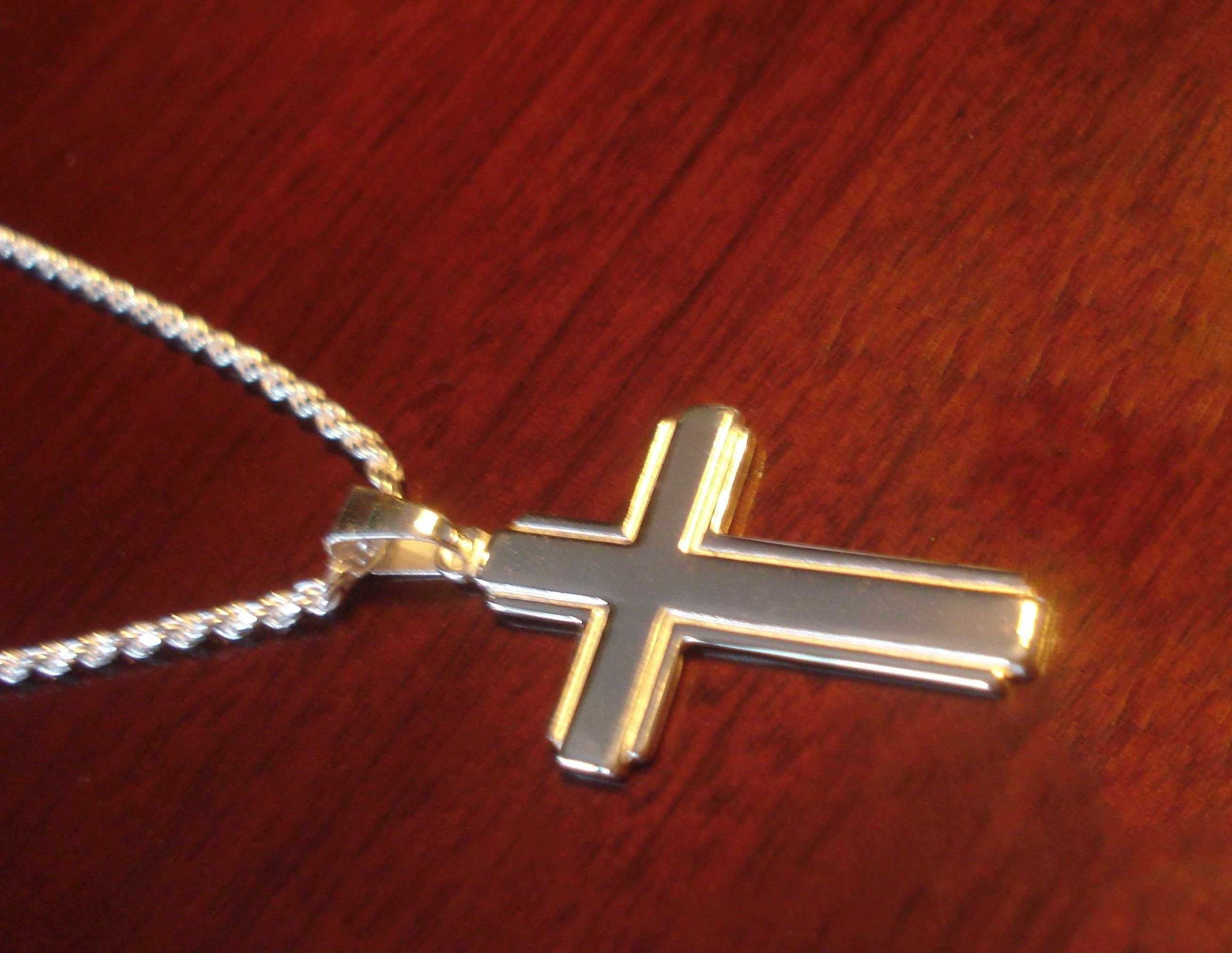 Large Cross Necklace for Men 925 SOLID Sterling Silver Etsy Canada