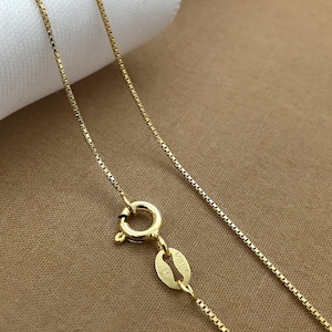 14K Gold Filled Box Chain, Gold Chain, High Quality 14K Gold Filled, Gold Necklace, Gold Pendant Chain, Gold Jewelry, Valentines Gift