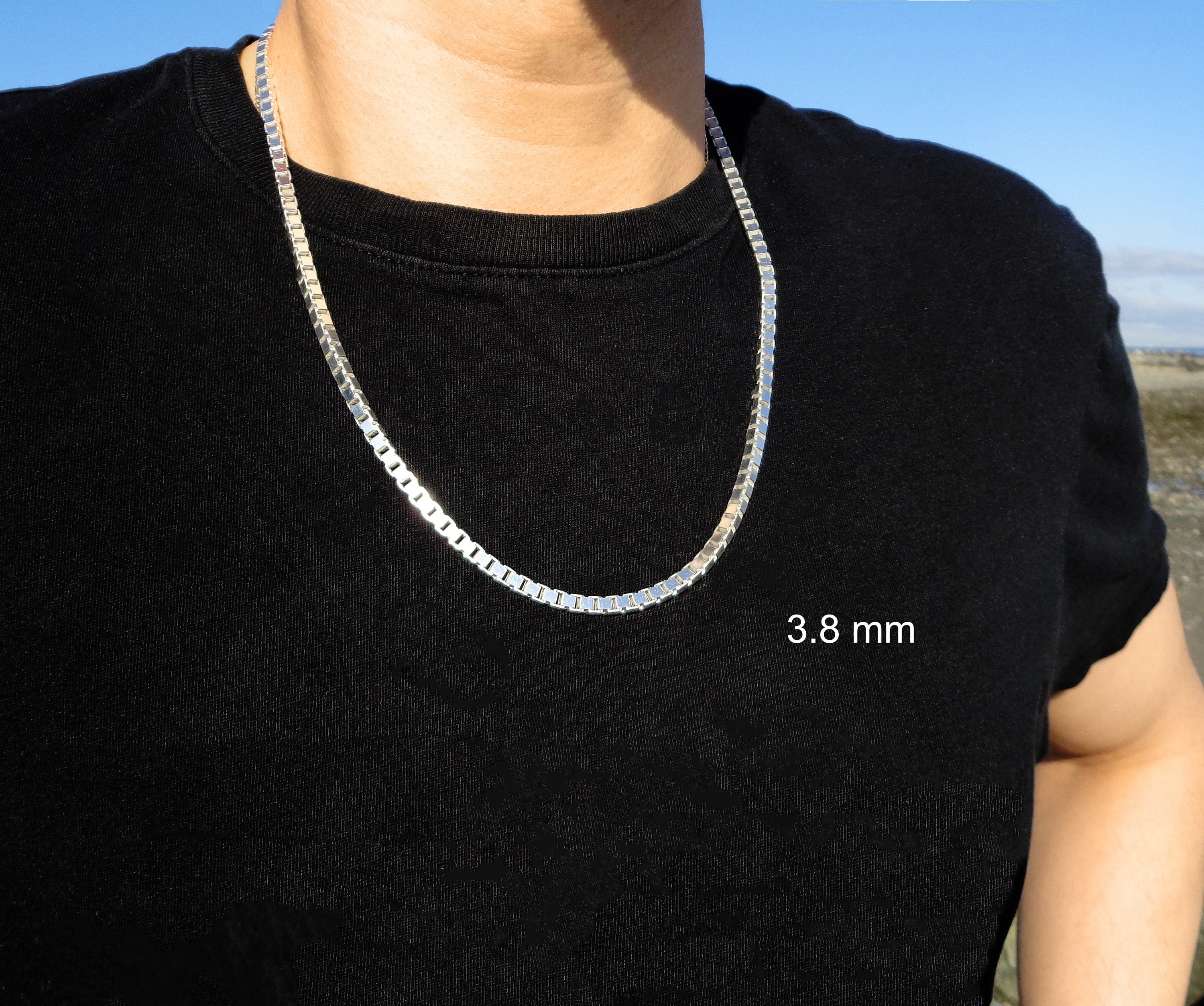 Italian cheap silver chain