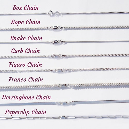 925 Sterling Silver Figaro Solid Chain Necklace/bracelet for - Etsy